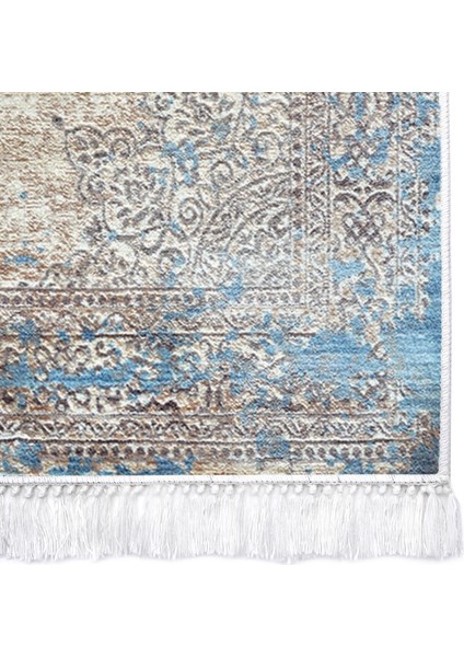 Ipek Dijital Saçaklı Yıkanabilir Kaymaz Taban Halı 1828 Desen 1 fırsatları