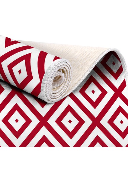 Ipek Dijital Saçaklı Yıkanabilir Kaymaz Taban Halı 1881 Desen 1 indirimleri