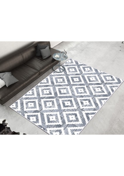 Inci Dijital Saçaksız Yıkanabilir Kaymaz Taban Halı 2040 Desen 1