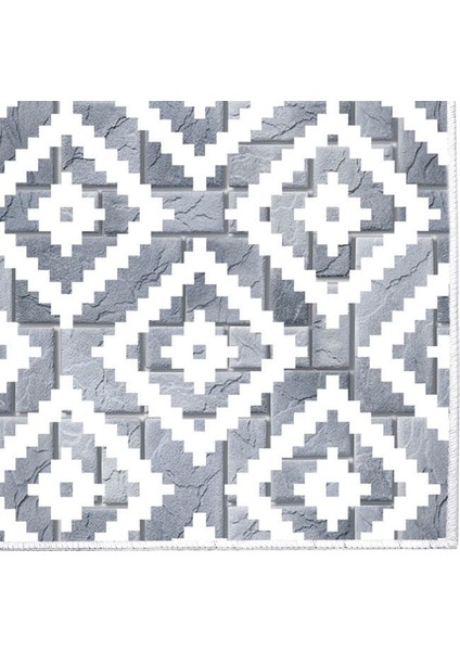 Inci Dijital Saçaksız Yıkanabilir Kaymaz Taban Halı 2040 Desen 1 fırsatları