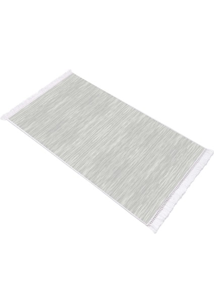 Inci Dijital Saçaklı Yıkanabilir Kaymaz Taban Halı 1889 Gri modelleri