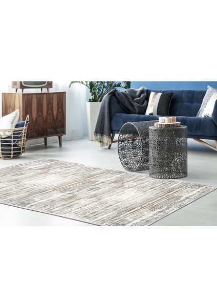 Inci Saçaksız Yıkanabilir Kaymaz Taban Halı 1612