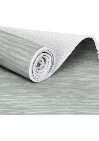 Inci Dijital Saçaklı Yıkanabilir Kaymaz Taban Halı 1889 Yeşil indirimleri