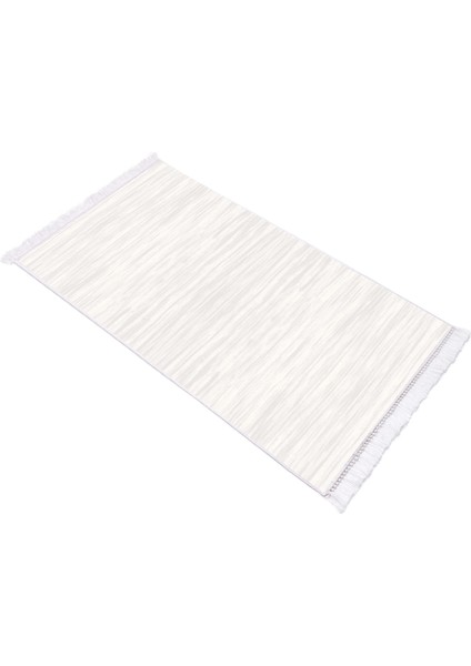 Inci Dijital Saçaklı Yıkanabilir Kaymaz Taban Halı 1889 Krem modelleri