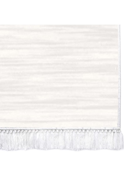 Inci Dijital Saçaklı Yıkanabilir Kaymaz Taban Halı 1889 Krem fırsatları