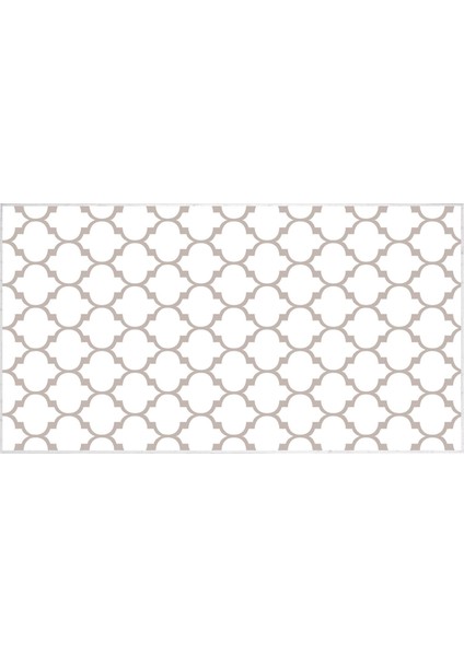 Inci Dijital Saçaksız Yıkanabilir Kaymaz Taban Halı 2025 Beyaz-Krem fiyatları