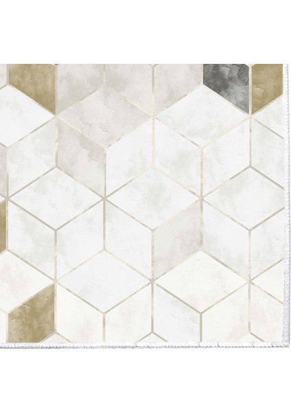 Inci Saçaksız Yıkanabilir Kaymaz Taban Yolluk Halı 2148 fırsatları