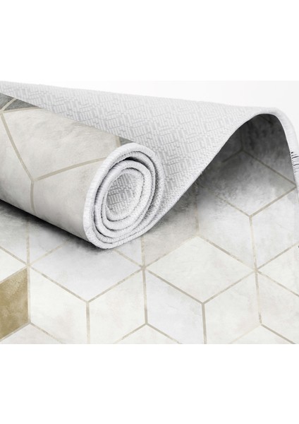 Inci Saçaksız Yıkanabilir Kaymaz Taban Yolluk Halı 2148 indirimleri