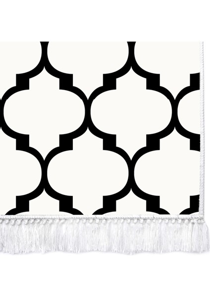 Inci Dijital Saçaklı Yıkanabilir Kaymaz Taban Halı 1913 Desen 4 fırsatları