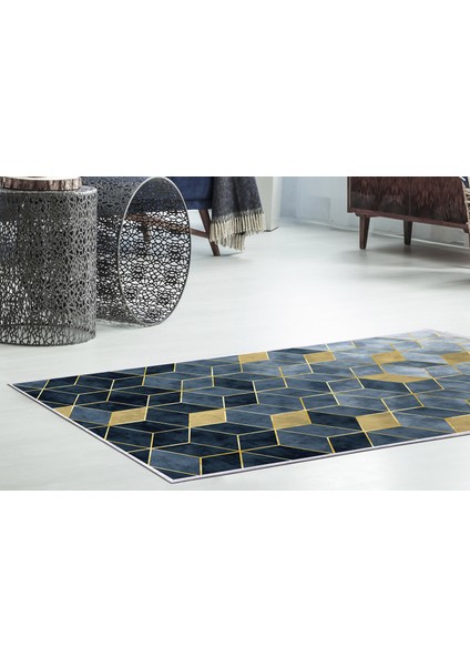 Inci Saçaksız Yıkanabilir Kaymaz Taban Yolluk Halı 2146