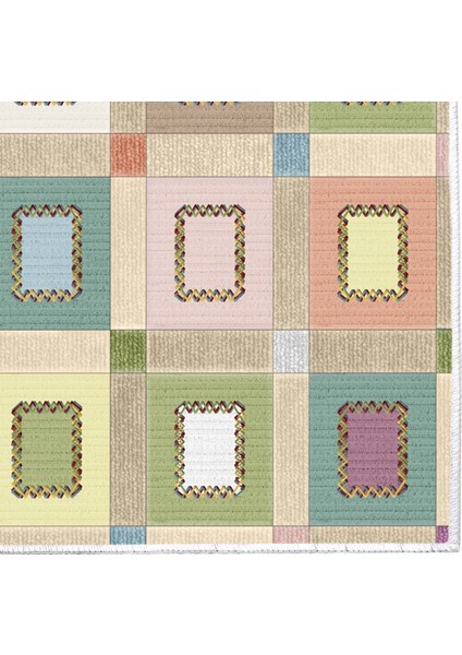 Inci Saçaksız Yıkanabilir Kaymaz Taban Yolluk Halı 2157 fırsatları