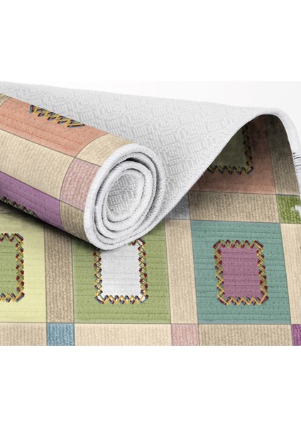 Inci Saçaksız Yıkanabilir Kaymaz Taban Yolluk Halı 2157 indirimleri