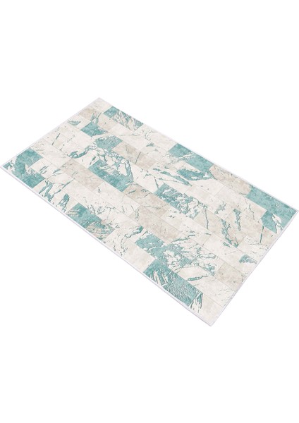 Inci Dijital Saçaksız Yıkanabilir Kaymaz Taban Halı 2087 Mavi modelleri