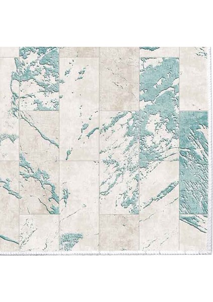 Inci Dijital Saçaksız Yıkanabilir Kaymaz Taban Halı 2087 Mavi fırsatları