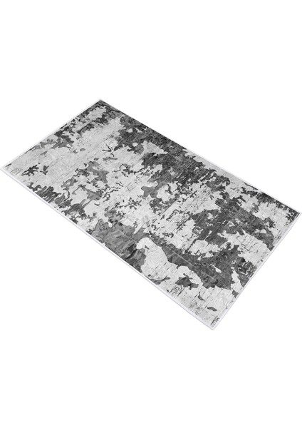 Inci Saçaksız Yıkanabilir Kaymaz Taban Halı 7003 Gri modelleri