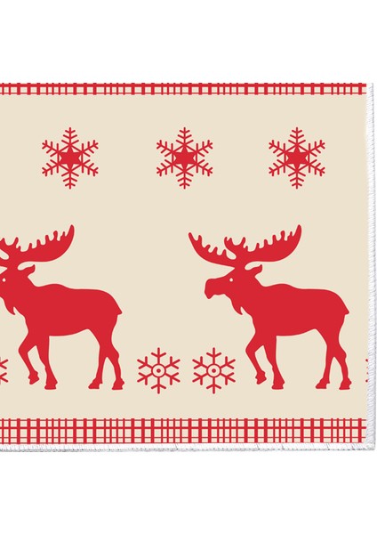 Inci Christmas Saçaksız Yıkanabilir Kaymaz Taban Halı Chr-6 fırsatları
