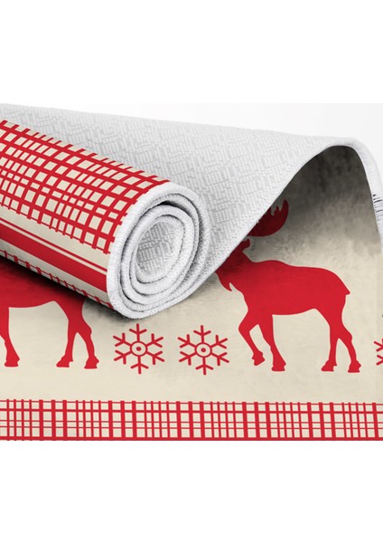 Inci Christmas Saçaksız Yıkanabilir Kaymaz Taban Halı Chr-6 indirimleri