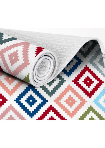 Inci Dijital Saçaksız Yıkanabilir Kaymaz Taban Halı 1891 Renkli indirimleri