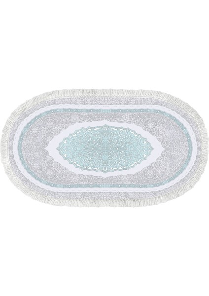 Inci Dijital Saçaklı Yıkanabilir Kaymaz Taban Halı Oval 1857 Desen 1 fiyatları