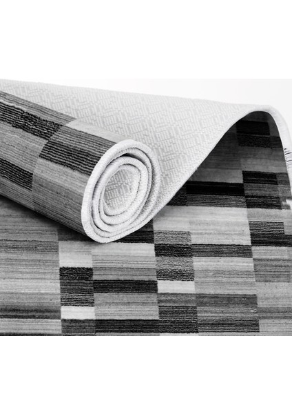 Inci Saçaksız Yıkanabilir Kaymaz Taban Halı 1620 Gri indirimleri