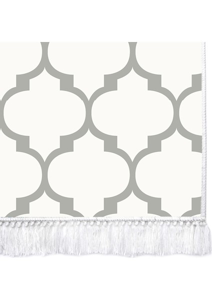 Inci Dijital Saçaklı Yıkanabilir Kaymaz Taban Halı 1913 Desen 1 fırsatları