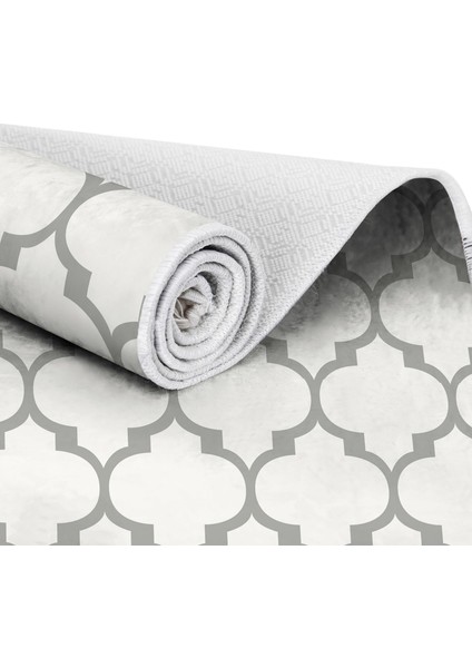 Inci Dijital Saçaklı Yıkanabilir Kaymaz Taban Halı 1913 Desen 1 indirimleri