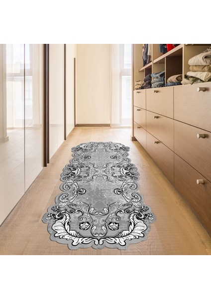 Akasya Lazer Kesim Kaymaz Taban Dijital Baskı Halı ST600148KA