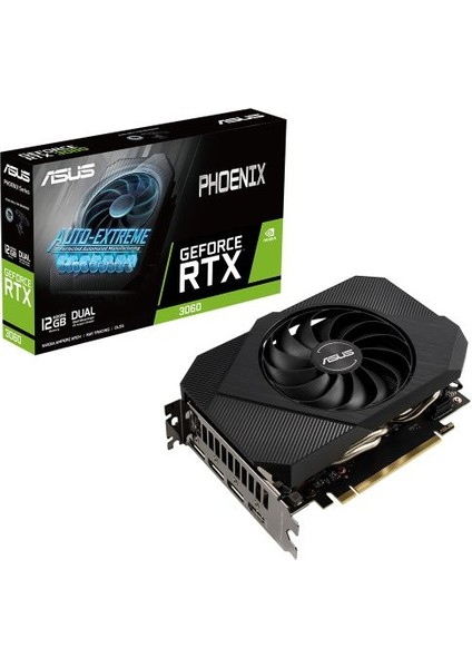 GEFORCE PHOENIX RTX 3060 12GB 192bit GDDR6 1807MHz OC HDMI 3xDP RGB (PH-RTX3060-12G-V2) EKRAN KARTI