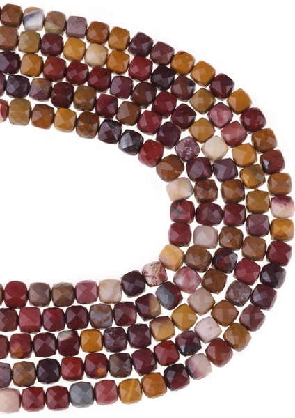 5 x 5 mm Küp Kesim Monkay Jasper Taşı Dizi -