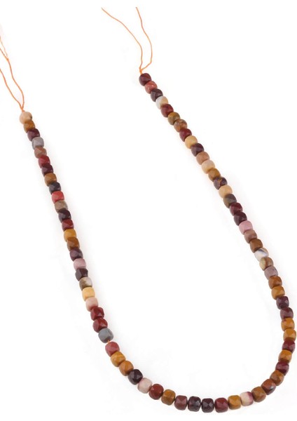 5 x 5 mm Küp Kesim Monkay Jasper Taşı Dizi - fiyatları