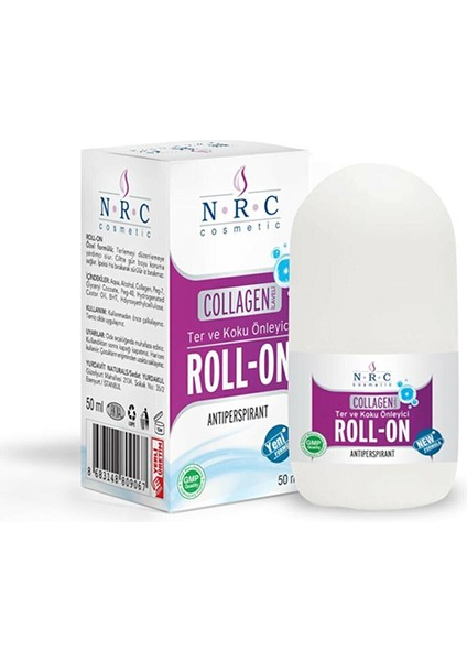 Roll-On Collagen Takviyeli Antiperspirant 50ML Ter ve Koku Önleyici ( 2 Kutu)