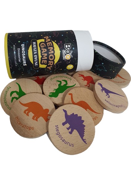 Memory Game Dinosaurs - Ahşap Dinazorlar