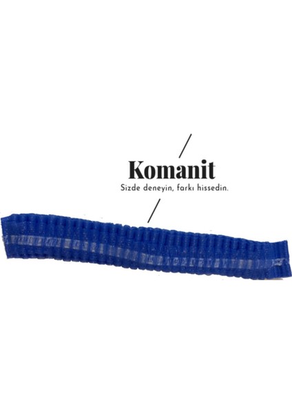 Bone, Tek Kullanımlık Mavi Akordeon Bone (50X45CM) 300 Adet
