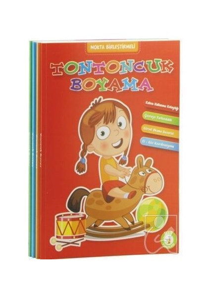 Nokta Birleştirmeli Tontoncuk Boyama (Sarı)