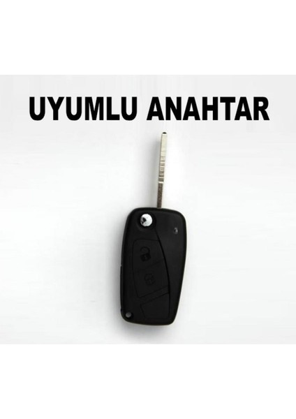 Fiat Linea Fiorino Punto Bipper Nemo Silikon Anahtar Kılıfı Kırmızı