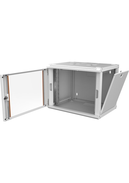 9u 600X450MM Duvar Tipi Siyah Kabinet Agena AG-AN09U6045S1