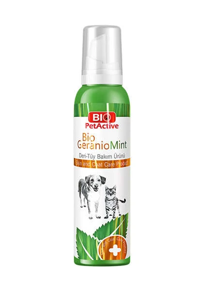 Bio Pet Active Biopetactive Geraniomint Kedi ve Köpek Deri ve Tüy Bakım Spray 100 ml