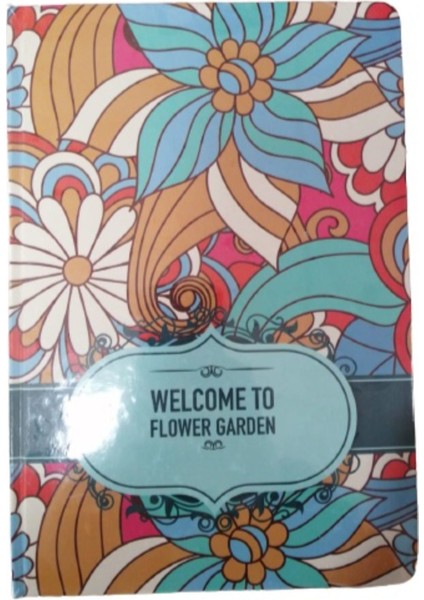 Sert Kapak Hafif Defteri 17 x 24 cm Kareli 144 Yaprak Mandala