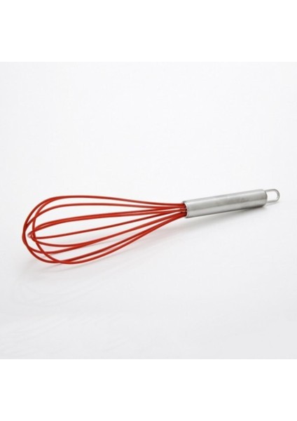 UNR-046 Silikon Yumurta Çırpıcı (Kırmızı) 30 Cm.