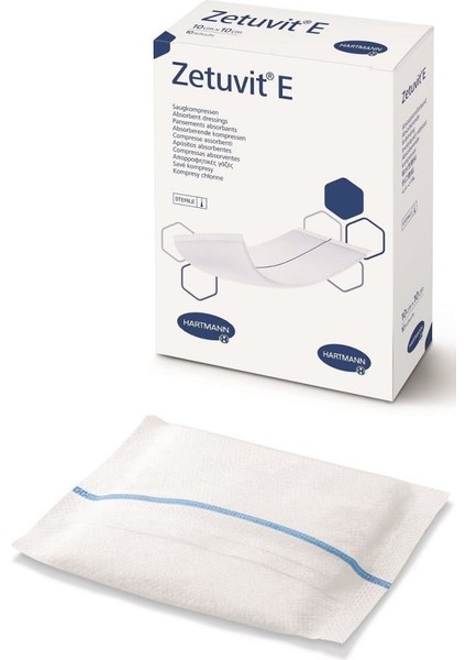 Hartmann Zetuvit E Steril Yüksek Emici Yara Pedi 10X10CM 25 Adet