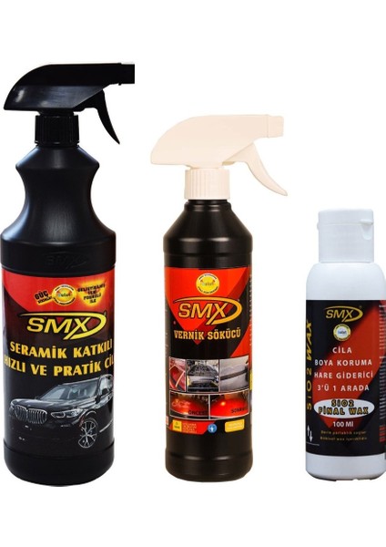 Vernik Sökücü ve Smx Seramik Katkılı Hızlı Cila