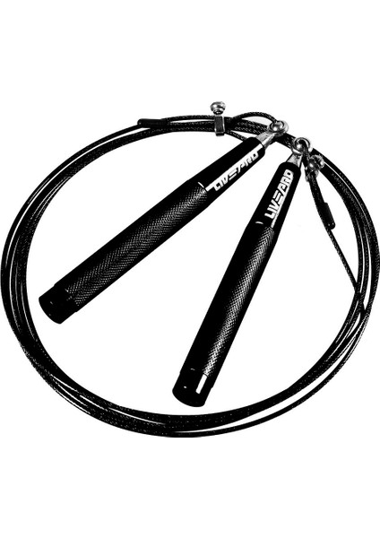 LP8283H Speed Rope Ağırlıklı Atlama İpi Siyah