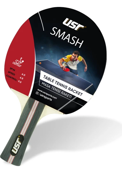 USR Smash ITTF Onaylı Masa Tenisi Raketi