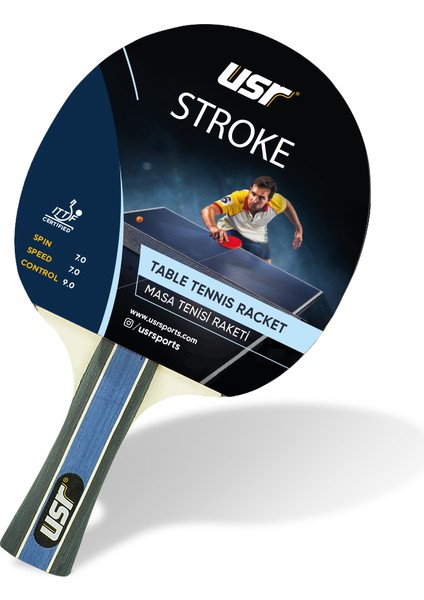 USR Stroke ITTF Onaylı Masa Tenisi Raketi