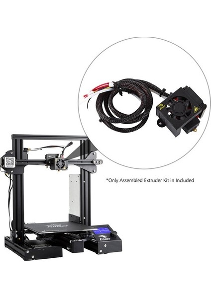 Creality 3D Ender-3 Resmi Tam Monte Ekstruder Kiti ( Yurt Dışından)