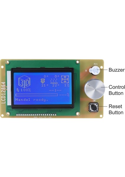 Rampalar Için Kablo ile Anet 12864 LCD Akıllı Ekran ( Yurt Dışından)