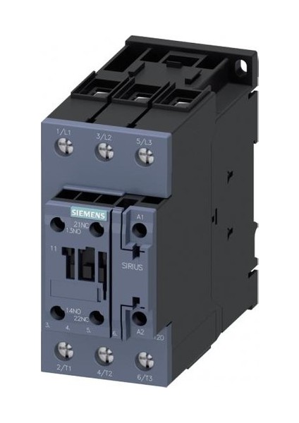 Üç Fazlı; Sırıus Kontaktör; Ac 24V Bobinli; 55 Kw