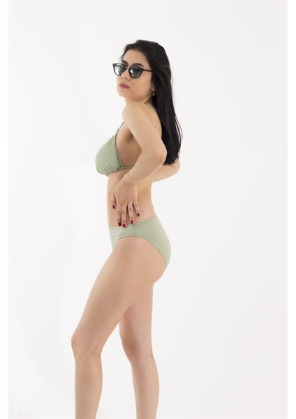 Kuşkonmaz Yeşili Şık Tasarım Bikini Takım fiyatları