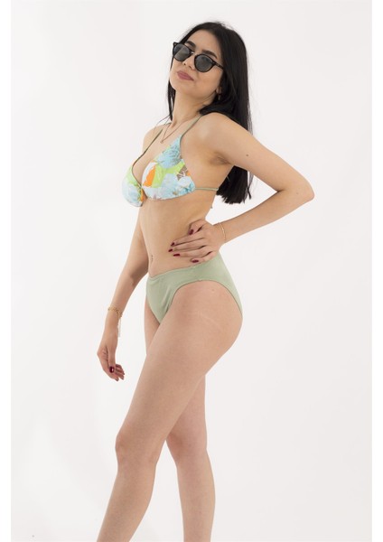 Bahar Tonları Kuşkonmaz Yeşili Bikini Takım fiyatları