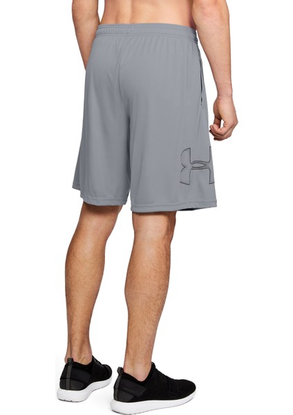 UA Tech Graphic Short 1306443-035 Erkek Gri Spor Şort